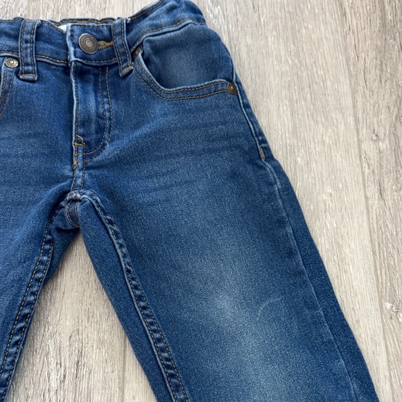 EUC Beverly Hills Polo Club Boys Blue Jeans Size 4 w/Adjustable Waist - Picture 2 of 8